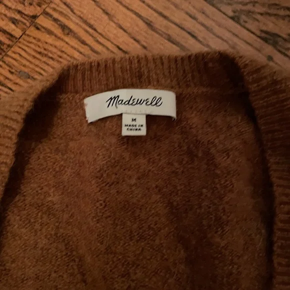 Madewell wrap front pullover sweater - Picture 4 of 6